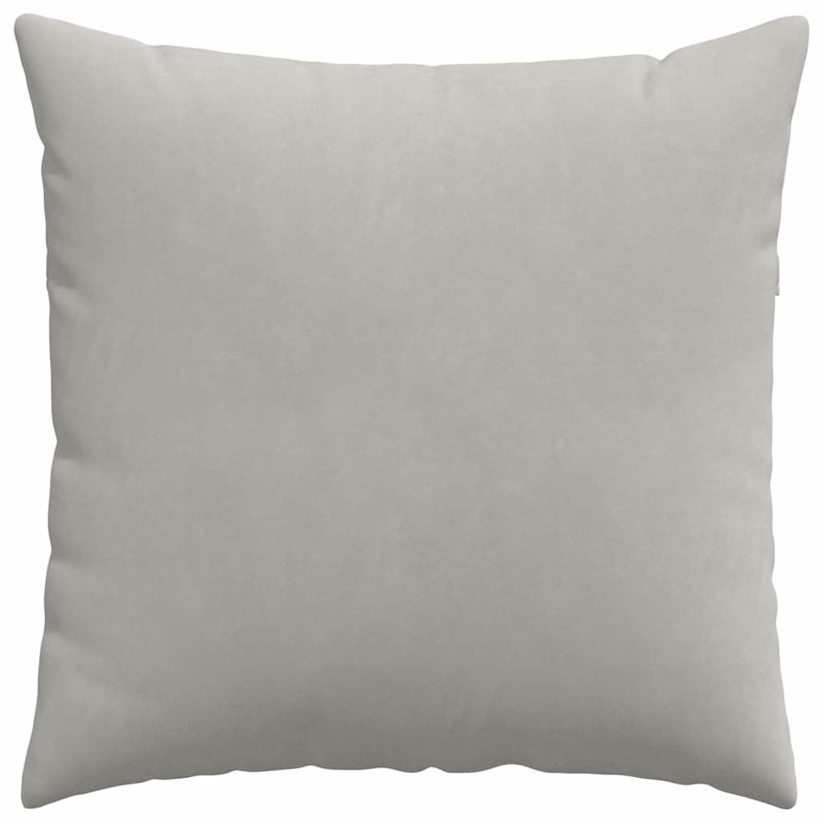 2 cuscini da divano, grigio chiaro, 80 x 80 cm, tessuto sfoderabile, con imbottitura in poliestere, per soggiorno, camera da letto e ufficio in casa