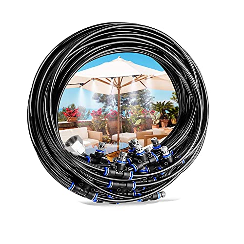 beisuosi Kit Brumisateur Terrasse, 15M Brumisateur Terrasse Professionel Cover