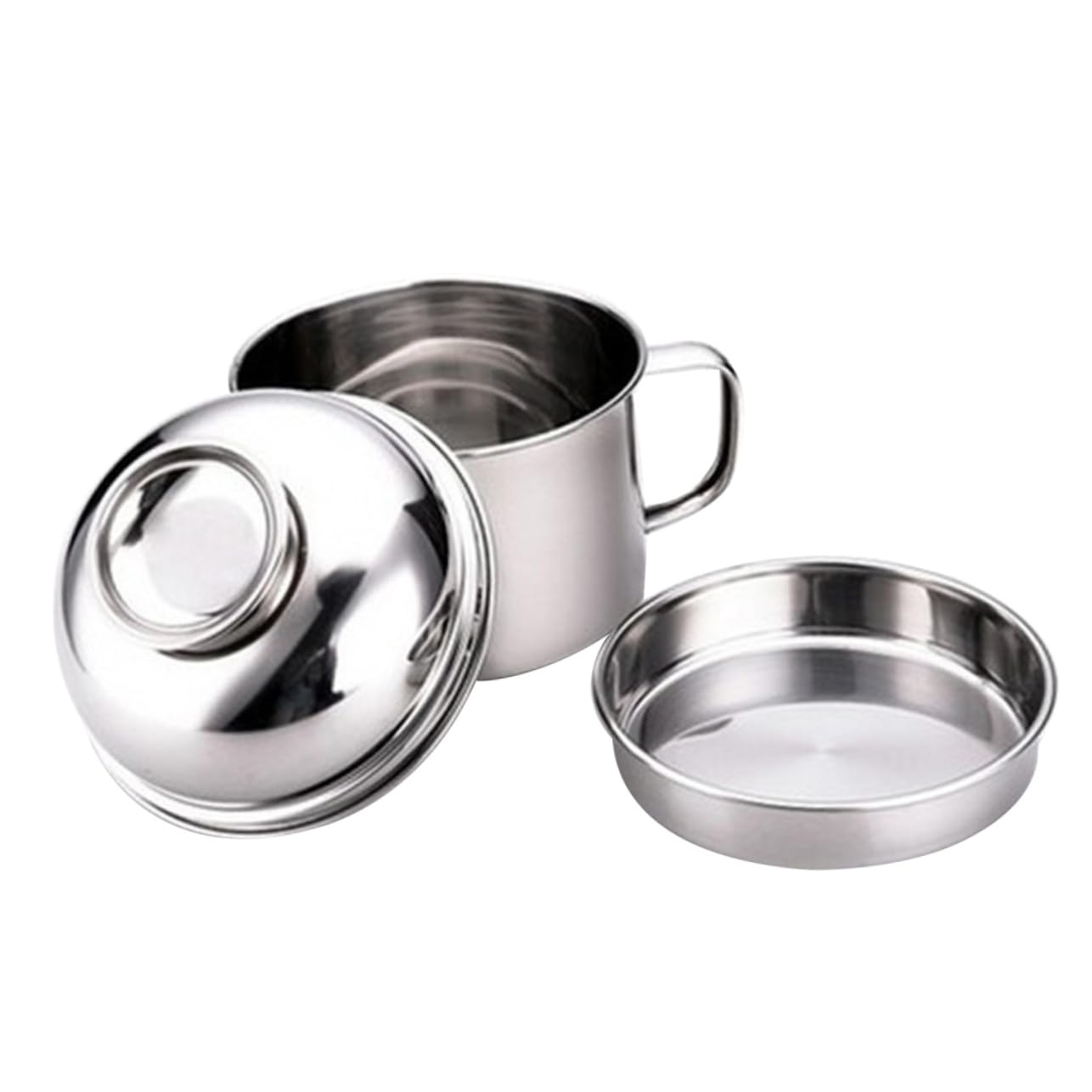 Cabilock Camping Food Box Multi-function Ramen Bowl Stainless Steel Reusable Food Accessory for Convenient Lunches