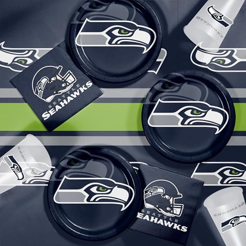Seattle Seahawks Tableware Kit 49 ct Officially Licensed
