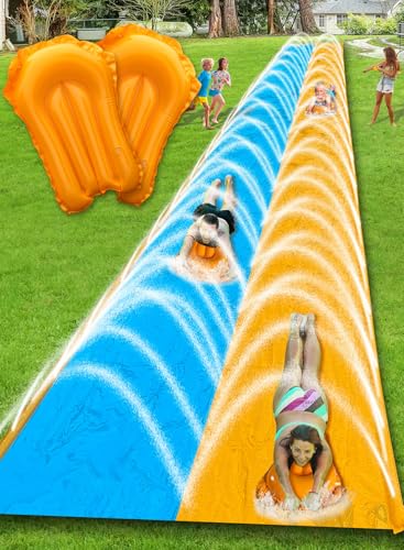 Spring Water 40FT Slip and Water Slide, Extra Long Slip n Water Slide for Kids and Adults, 2...