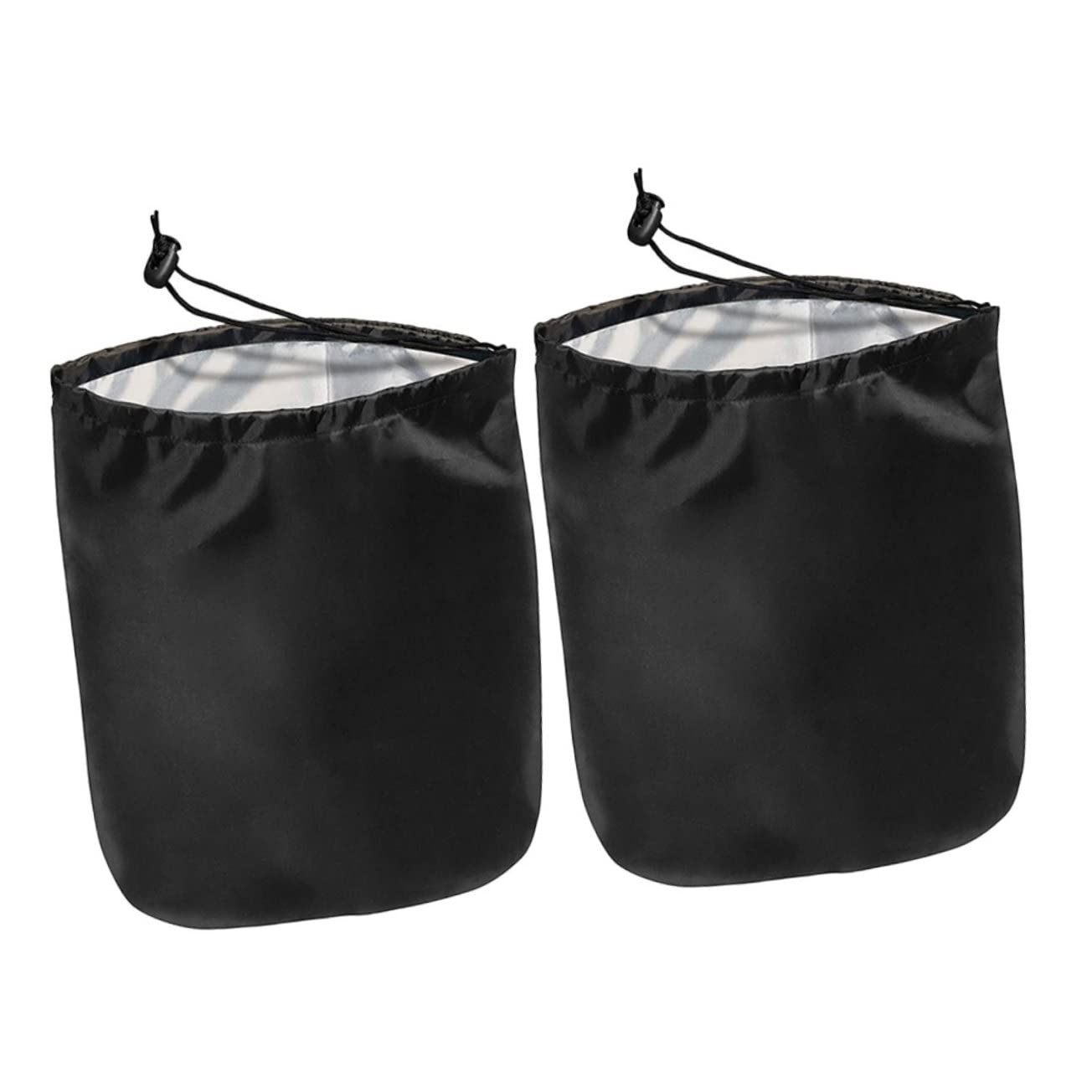 HAPINARY Rearview Mirror Covers Oxford Cloth Car Mirror Windproof Shield for Outdoor Use