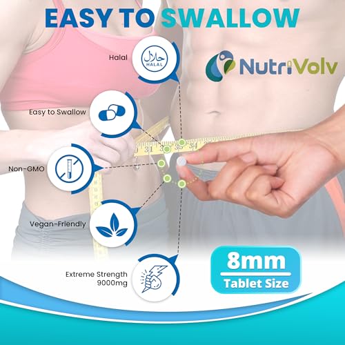 Green Tea Tablets Pure Vegan Weight Loss Pills 9000mg Keto Diet Slimming Supplements for Men and Women Gluten-Free & Metabolism Booster — Pack of 120 - Image 3