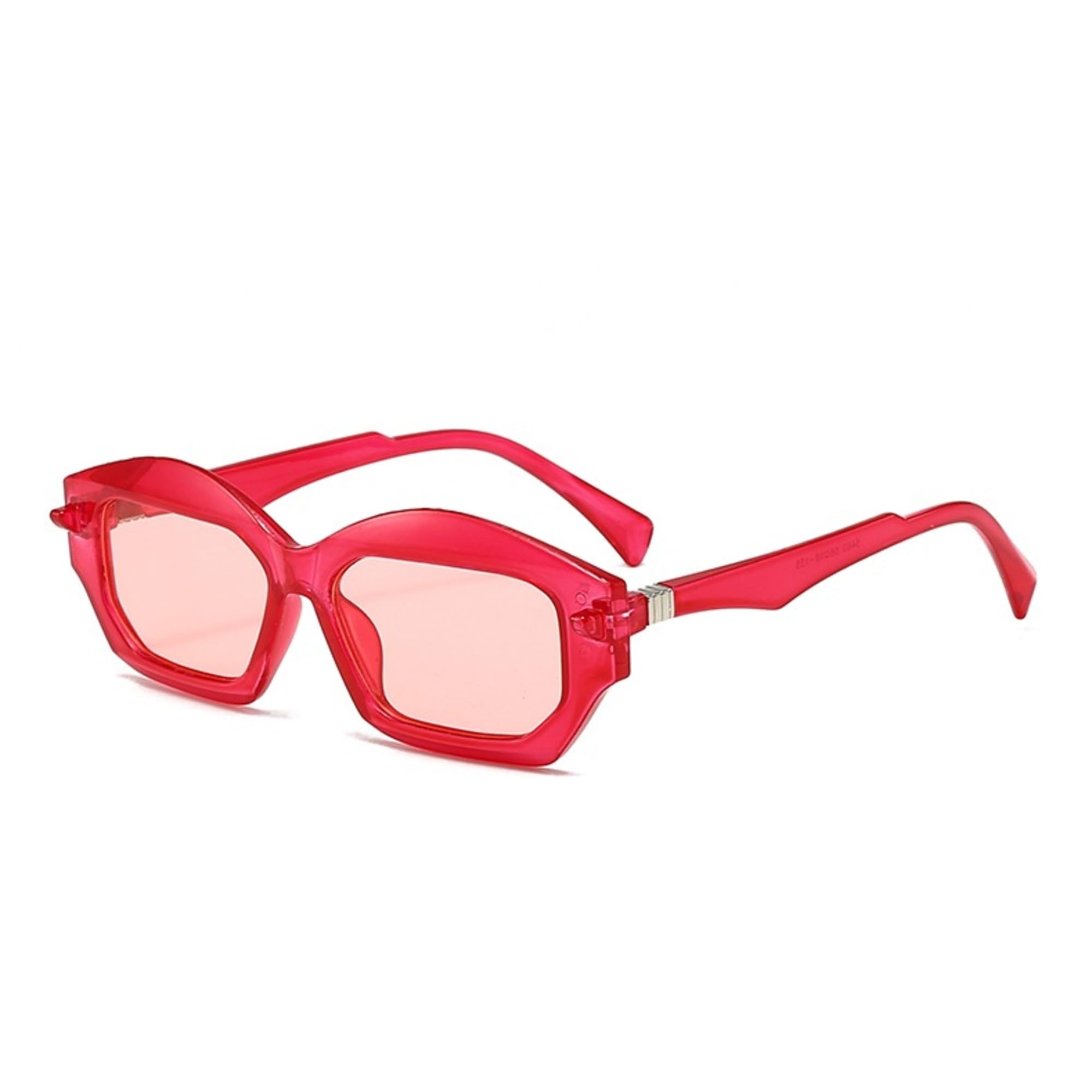 AUGEN Hexagon Kunststoff Sonnenbrille Fashion Unisex UV400 Schutz Large Size (199)