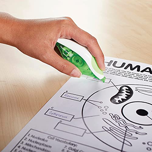 Liquid Paper 87813 Dryline Grip Correction Tape, 1/5-Inch X 335-Inch, Blue/Purple Dispensers, 2/Pack #TOP4