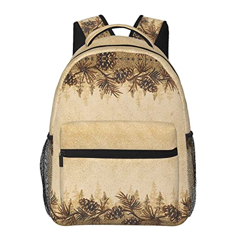 Sac d'école léger résistant pour ordinateur portable grand volume avec dos rembourré