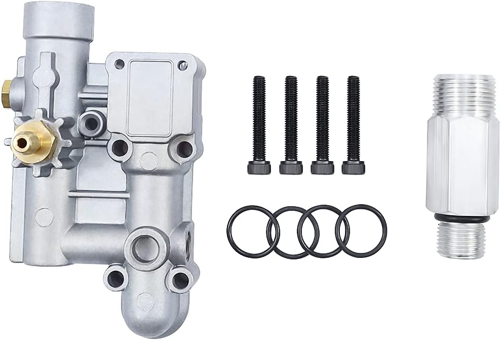 4 Bolt Pressure Washer Pumb Unloader Manifold Kit