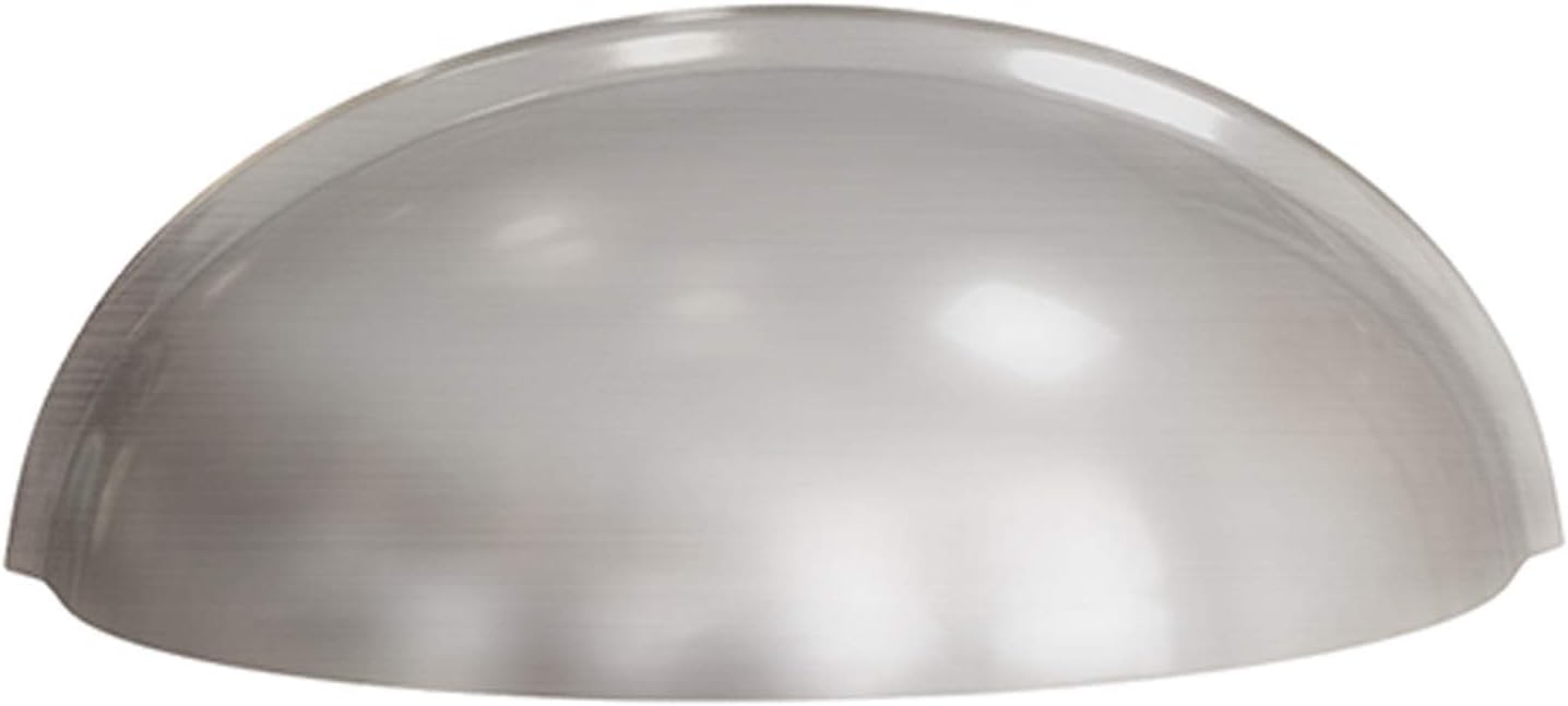 Kullavik 10 Pack Modern Cabinet Hardware 3-11/16" (93mm) Bin Cup Drawer Handle Pull, 3" Inch (76mm) Hole Centers-Stain Nickel
