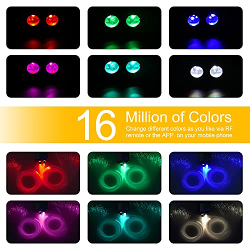 Luces de techo estrella de fibra óptica para personalizar el interior del coche 3