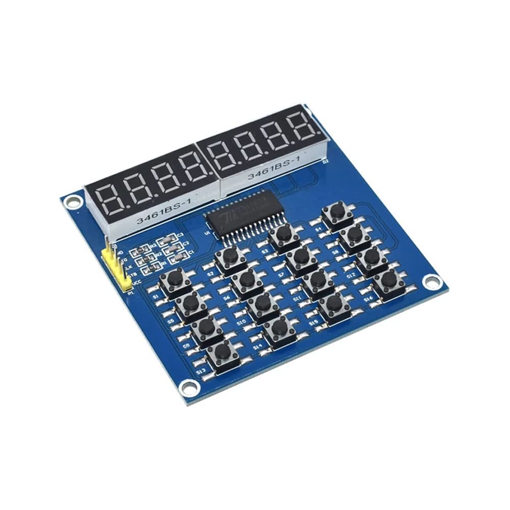 LED Display With Keys TM1638 Digital LED Display Module - 8-Bit Digital ...