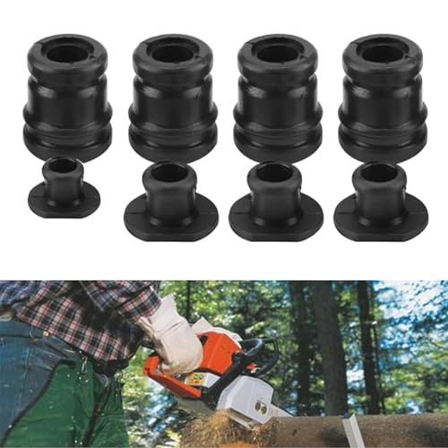 Image of Handle AV Buffer and Plug Mount Set Compatible with MS170 MS180 017 018 Chainsaw, Replacement Anti-Vibration Mount for Lawn Mower Grass Cutter Rebuild Parts