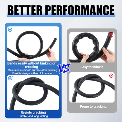 Outus 3/4",100ft EPDM Heater Hose, 85PSI Black Coolant Hose Automotive by Outus - Used condition - Image 4
