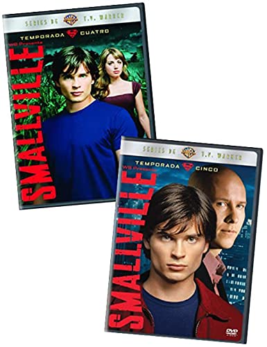Smallville: la collezione completa di DVD della quarta e quinta stagione (Stagione 4/Stagione 5) [CW Superman TV Series] [Opera d'arte spagnola]