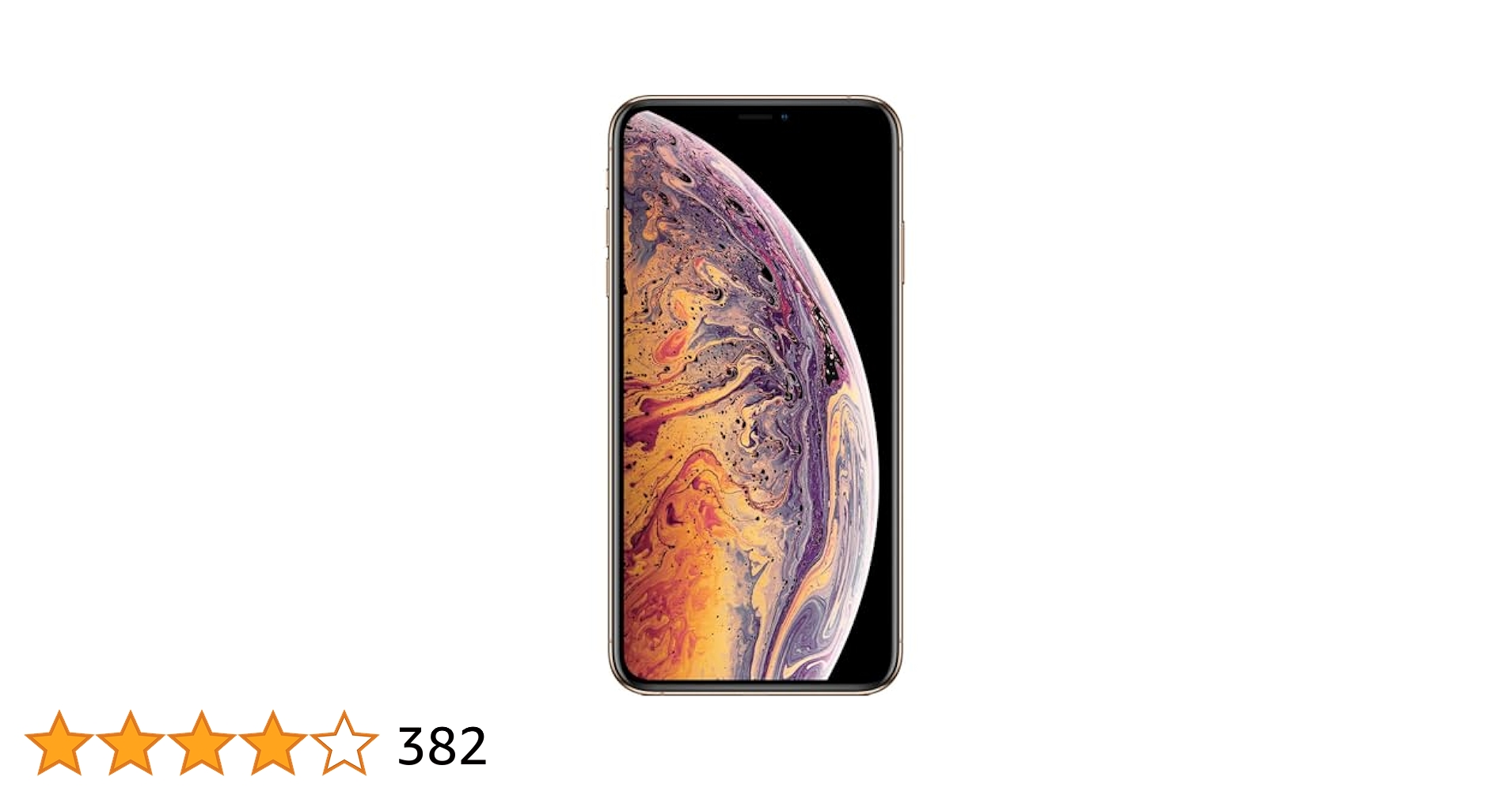 Apple iPhone Xs Max, Fully Unlocked, 512 GB - Gold (Renewed