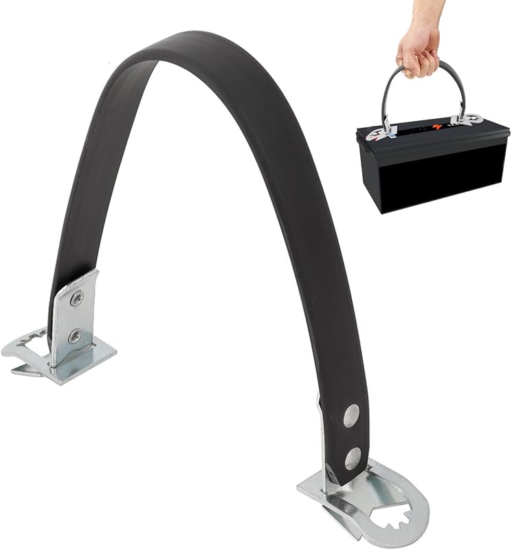 Alça de transporte para bateria automotiva Niiyen com suporte metálico – 1 unidade