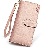 Leather Zip Around Wallet for Women, Genuine Leather Gift Box Packing Ladies Fashion Clutch Purse...