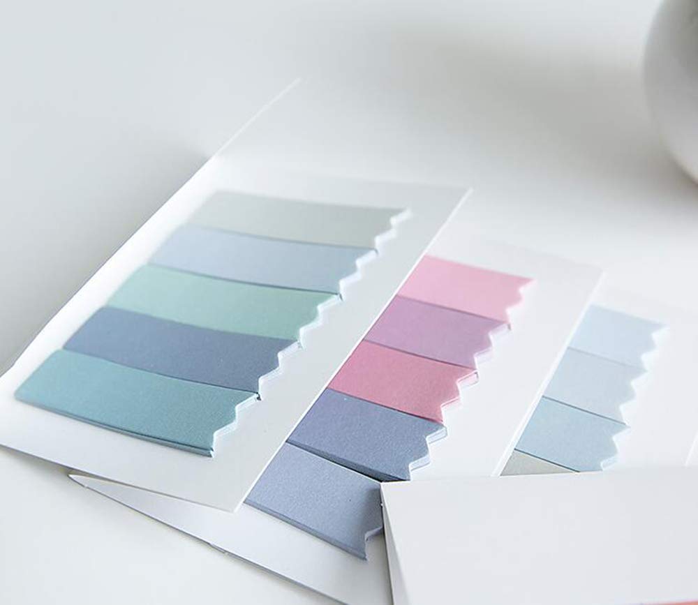 Lot De 2 Blocs Mémo Adhésifs Colorés Avec Support Plastique - 7.6x4x5.3 Cm - Idéal Pour Notes Et Rappels - 2
