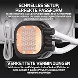 CORSAIR NAUTILUS 360 RS LCD AIO pour CPU, Inclus 3x RS120 – Blanc - 5