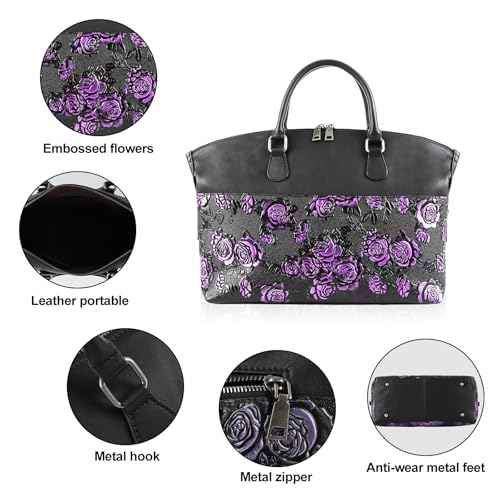 Image of Genuine Leather Handbags for Women Satchel Tote Bags Top Handle Bags