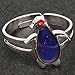 Jude Jewelers Adjustable Color Changing Mood Ring Inspirational Mystique Marble (Penguin, Adjustable)