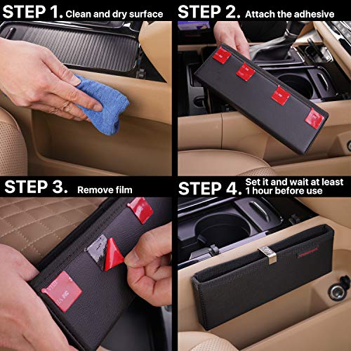 Kmmotors FBA_ULTRA-SLIM-SIDE-POCKET Ultra Slim Pocket Organizer thumb #6