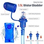 Kids Hydration Backpack with 1.5L Water Bladder Hiking Backpack Lightweight for Boys or Girls Children Biking Climbing Running Cycling - Image 5