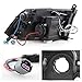 AKKON - For 09-18 Dodge Ram Pickup Truck Black Bezel Dual Halo Ring LED Projector Headlights Replacement Pair