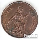  Großbritannien KM-Nr. : 845 1938 vorzüglich Bronze 1938 1 Penny George VI. (Münzen für Sammler)