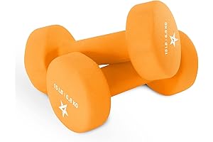 Yes4All 15 lb Pair Neoprene Dumbbells