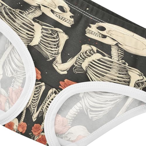 Skeletons Couple Flower Butterfly Valentine Toddler Girls's Underwear 2T 202b90594