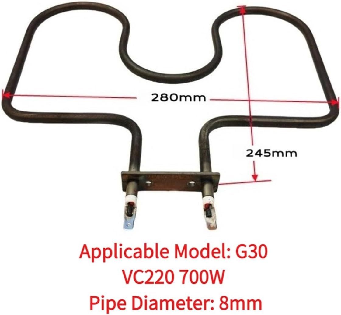 Compatible For Westinghouse， G30 220V 700W Electric Oven Heating Tube Heating Tube M-shaped Dry Burning Heating Wire Parts