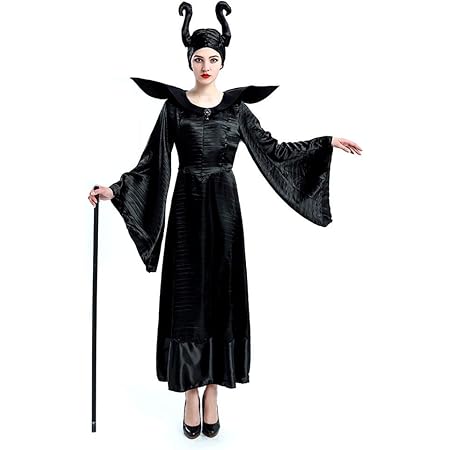 KIRALOVE Costume Maleficent - Strega Cattiva - malefica - Bella  addormentata - Donna - Ragazza - Travestimento - Carnevale - Halloween -  Cosplay - Accessori - Taglia l : Amazon.it: Giochi e giocattoli