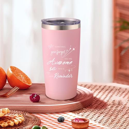 Birthday Gifts for Women Pink Relaxing Spa Gift Baskets Self Care Gift Get Well Soon Gifts Set, Mothers Day Gifts for Mom, w/ Luxury Blanket INSPEAUTY - Image 5