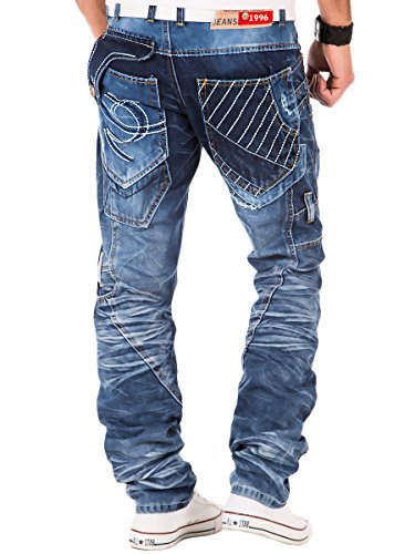 Kosmo Lupo - Jeans - Uomo Blau - KM130 32W x 32L