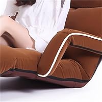 Vista 7 de Chaise lounge reclinable de gamuza suave y ajustable para sala de estar, sofás y sillones