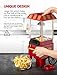 Aicook Máquina de Palomitas, Eléctrico Palomitero con Gran Capacidad, Almacenamiento Conveniente (Palomitero...