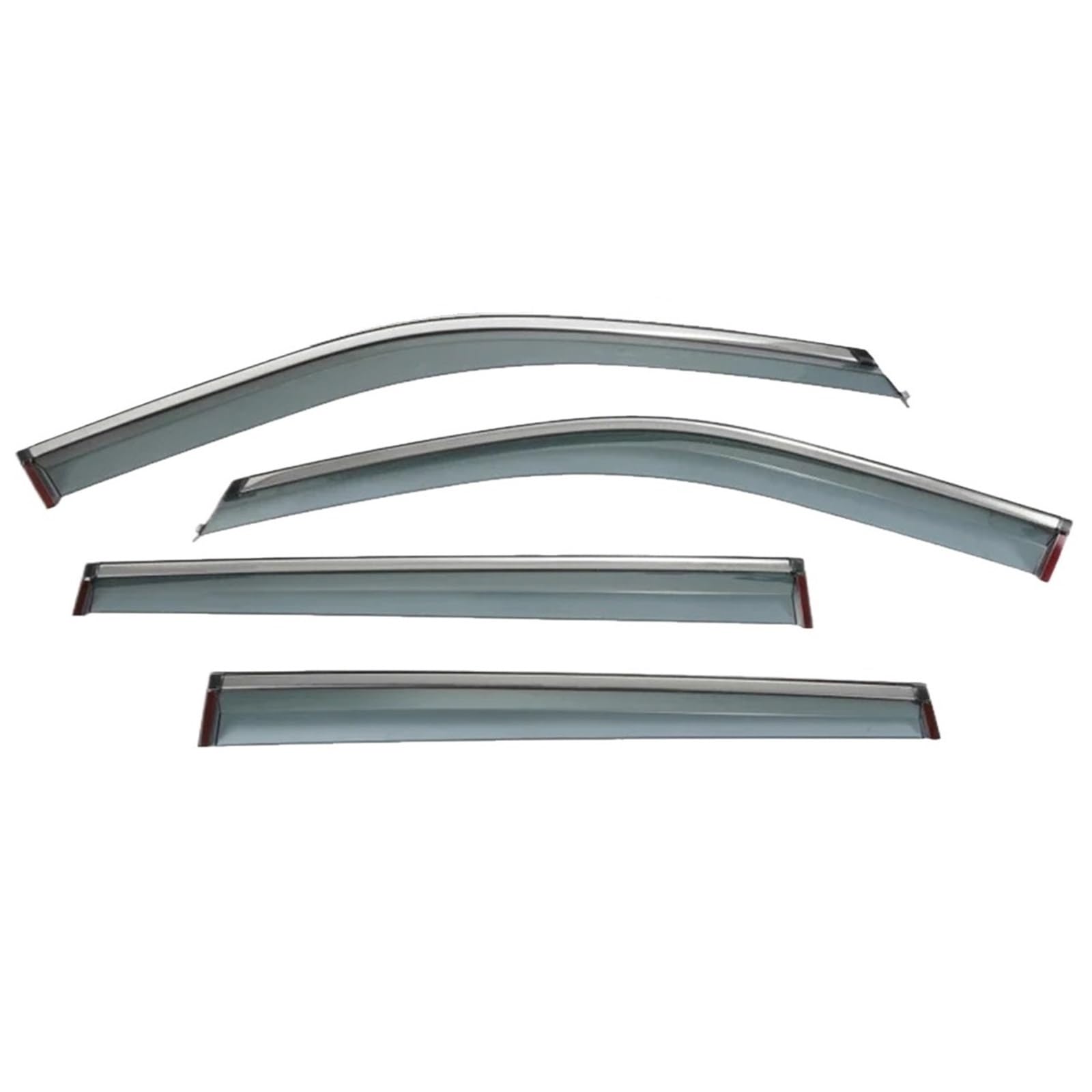 4Pcs Waterproof Side Window Visors Rain Awnings Shelters Deflector