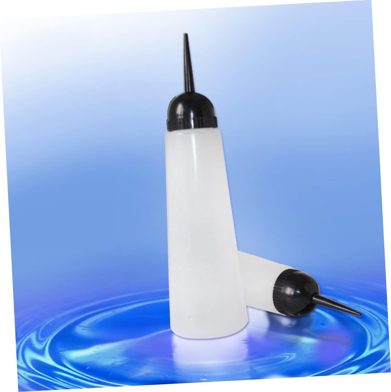5pcs Refillable Shampoo and Hair Dye Bottles Oblique Nozzle for Salon Use Leakage Hair Coloring Containers for Liquid Subpackaging