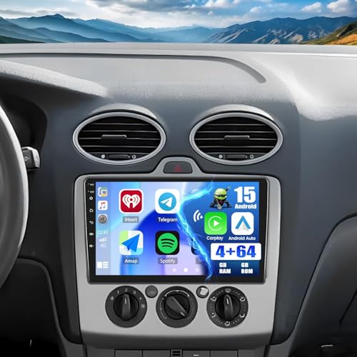 Autoradio Android 15 pour Ford Kuga et Smax avec navigation GPS et caméra de recul pour vos voyages