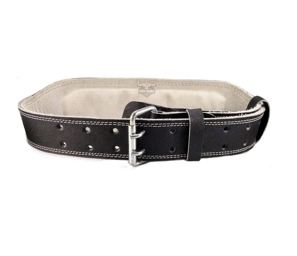 Hard BodiesGenuine Leather Gym Belt (Black)
