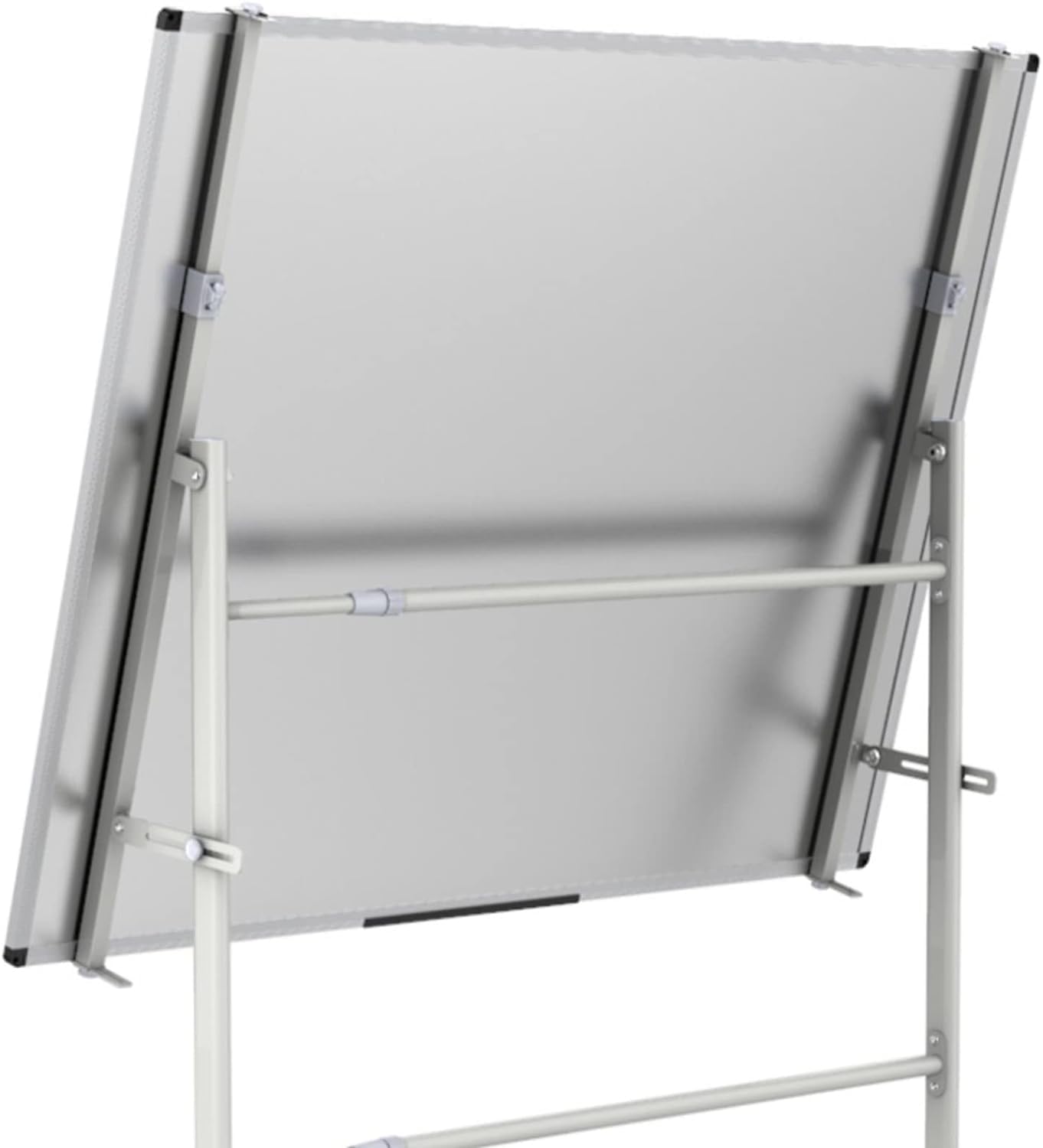 Grand Support de Tableau Blanc Roulant, Support de Tableau effaçable à Sec Mobile à Angle réglable, Convient à la Taille maximale du Tableau Blanc 120x240cm
