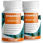ProFuel – Vitamin B Komplex 2x365 Tabletten - B Komplex mit B12 - alle