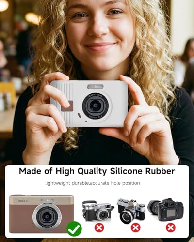 Funda de silicona para cámara Kodak PIXPRO C1 blanca miniatura 4