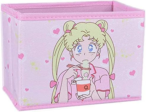 Valko shop Cartoon Storage Box, Cute Japan Anime Moon Tsukino Usagi Model Figure Desktop Storage Box Case Makeup Holder Organizer for Kids Girls Gift
