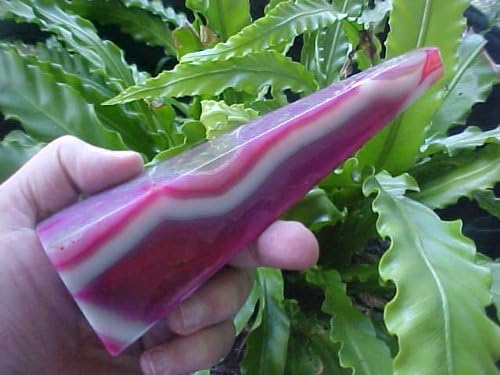 Gemqz D0214 Banded Pinky Agate Obelysk Large !!!