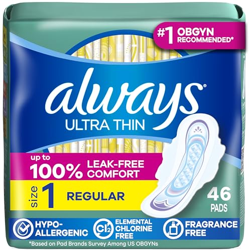 Always Ultra Thin Pads with Wings, Size...