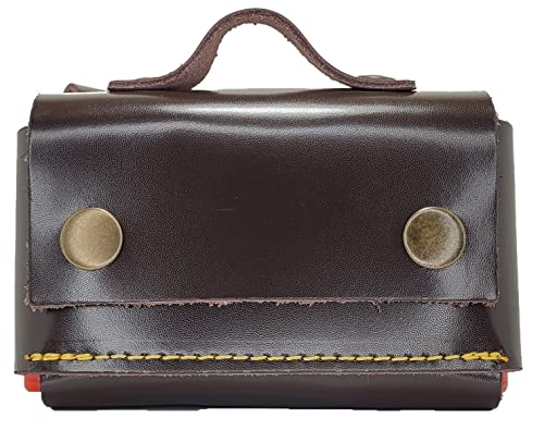 Shotgun Shell Pouch - Leather Shell Holder - Rifle Shotshell Bag - Ammunition Reload Molle Storage - Waist Ammo Cartridge Case - Bullet Carrier Box - Tactical Outdoor - Hunting Accessories #TOP5