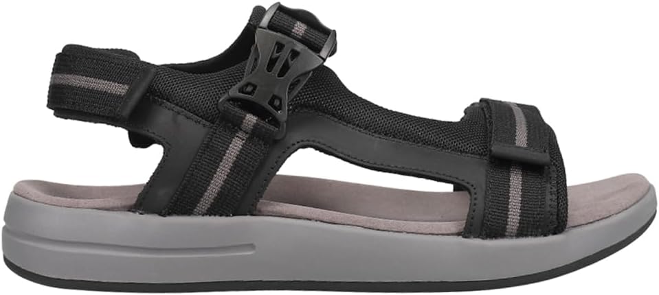 Propet Mens Eli Strap River Casual Sandals Casual - Black