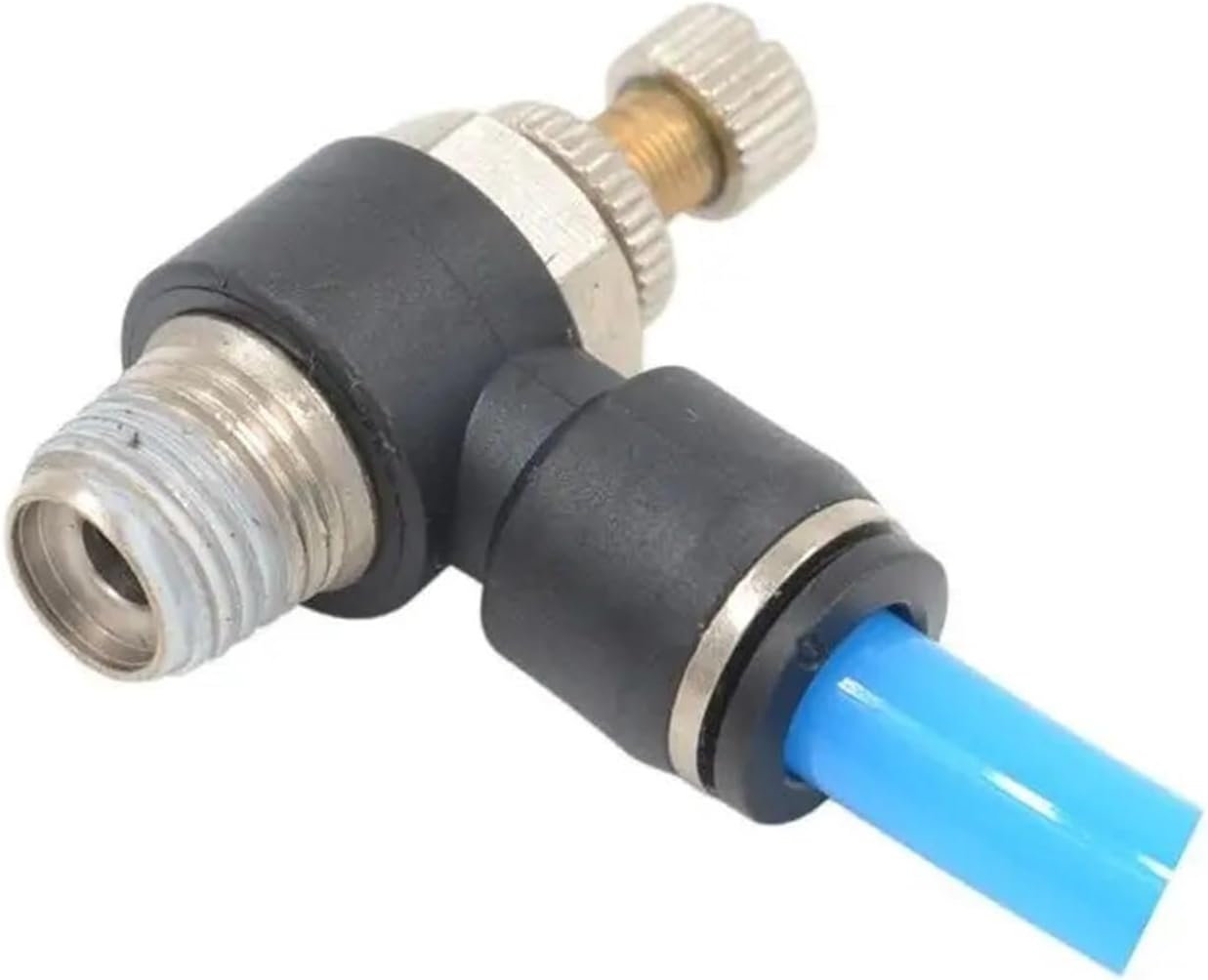 1PCS Pneumatic pipe joint mini throttle valve speed control valve SL4-M3B SL(Mini SL4-M3)
