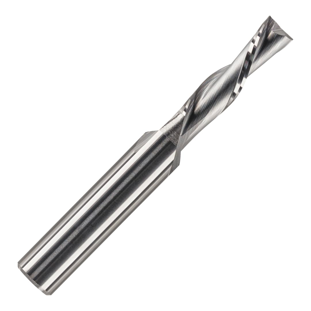 Rennie Tool 5mm x 22mm Flute Solid Carbide 2F Down Cut Spiral Router Bit
